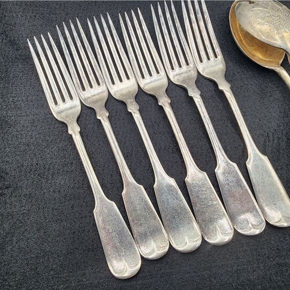 Vintage Dinnerware Roger's Bros Siverplated‎ Fork Bundle - Picture 3 of 9